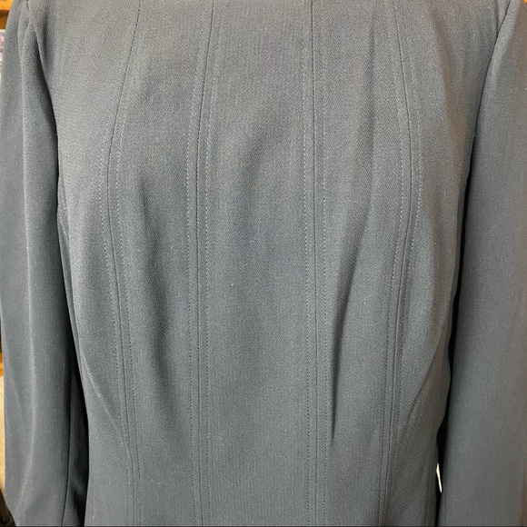 NYGARD COLLECTION Black 3/4 Sleeve A Line Dress Size 12 - Picture 4 of 7